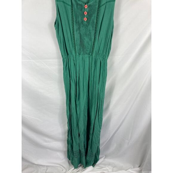 Matilda Jane Green Down in the Valley Maxi Dress Size Medium - Picture 3 of 8